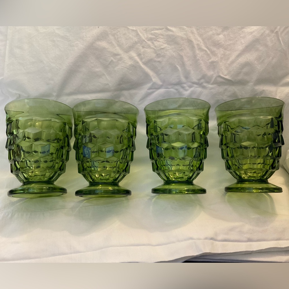 Indiana Glass Whitehall bundle of 4 juice glasses
